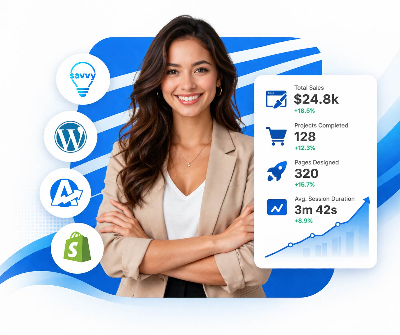 Website design graphic